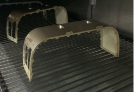 Front shell for water heater